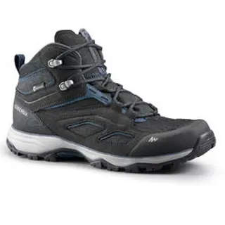 Botas impermeáveis de caminhada na montanha - mh100 mid homem - 40 - Preto