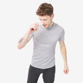 Camisola Homem de manga curta para montanha e trekking - 44 L - Cinzento