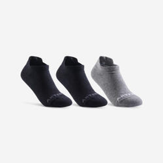 Meias de ténis rs 160 cano baixo criança (3 pares) - 31/34 - Preto