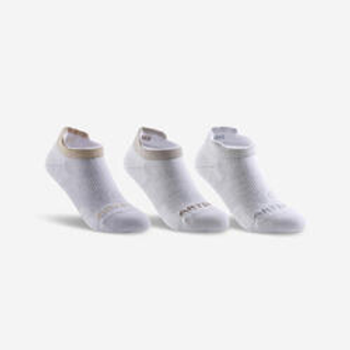 Meias de ténis cano baixo rs 160 criança brilhante (3 pares) - 31/34 - Branco