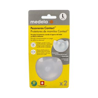 Medela Pezoneras Para Lactancia Contact Talla M
