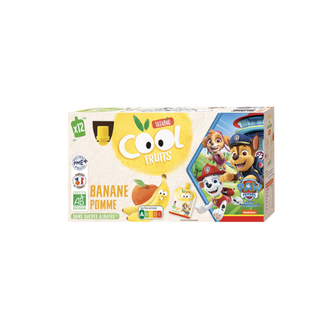 VITABIO COOL FRUITS BANANE POMME 12X90G