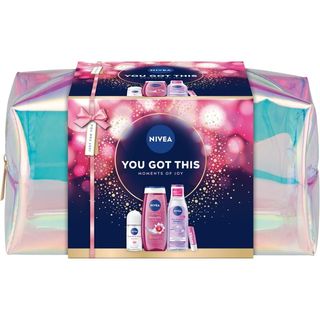 Nivea Zestaw You Got This: Deo AP 50 ml + SG 250 ml + Pomadka 4,8 g + Płyn mic. 200 ml
