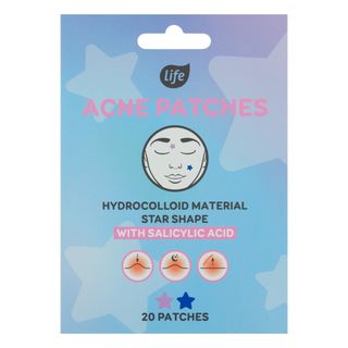 Life Plasterki na niedoskonałości Gwiazdki - mix kolorów 20 szt.