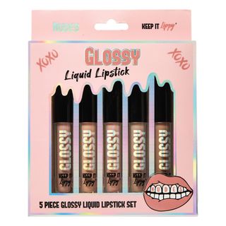 Skin Treats Keep It Lippy Liquid Lipstick Nude Glossy 5-pack