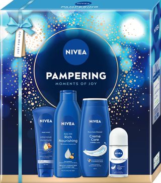 Nivea Zestaw Beauty Collection: Deo AP 50 ml + Mleczko 250 ml + SG 250 ml + Krem do rąk