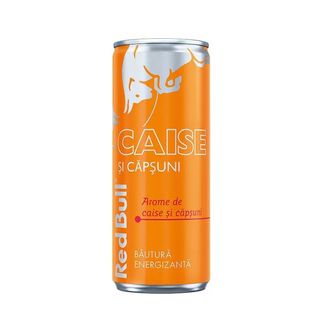 Red Bull-Bautura energizanta caise/capsuni 250ml