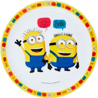 PERLA TAVOLA KIDS PIATTO PIANO PP MINIONS 2