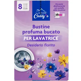 Caddy's Bustine Profuma Bucato Desiderio Fiorito 8 Pezzi