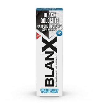 BlanX Black Dolomite Dentifricio con Carbone Attivo e Licheni Islandici 75 ml