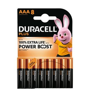 Duracell Plus Powerboost Batterie Alcaline AAA Ministilo 8 Pezzi