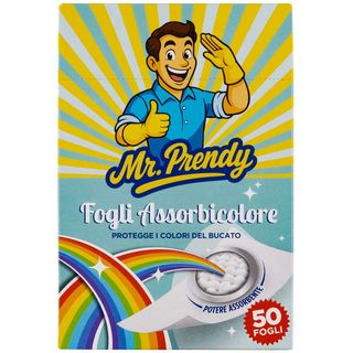 Mr.Prendy Fogli Assorbicolore 50 Pezzi