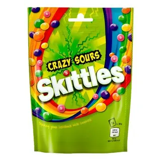 Skittles Crazy Sours Sweets, 109g