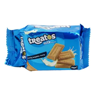 Treatos Milk Biscuits, 50g