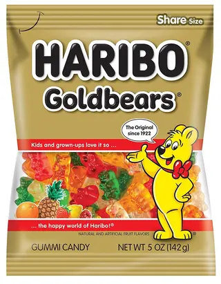 Haribo Goldbears Gummy Candy, 80g