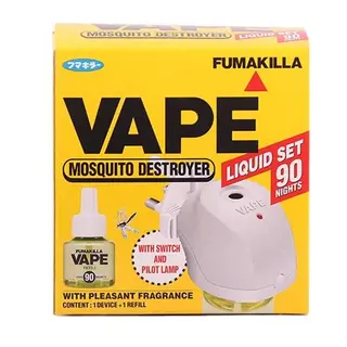 Fumakilla Mosquito Repellant Vape Liquid Set, 90 Nights