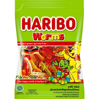 Haribo Worms Candy, 80g