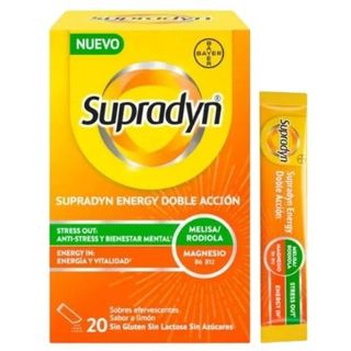 Supradyn Energy Doble Accion 20 Sobres Efervescentes