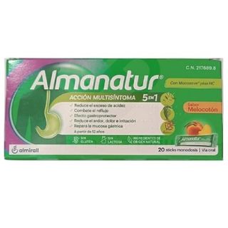 Almanatur Suspension Oral 20 Sticks 15 Ml Sabor Melocoton