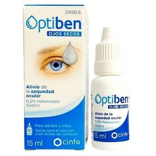 Optiben Ojos Secos Gotas 1 Frasco 15 Ml