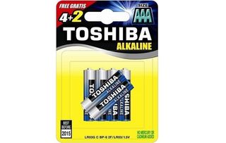 Baterije alkalne Toshiba LR03-GCNN BP6 2F SS 4+2