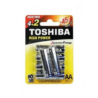 Baterije alkalne Toshiba LR6-GCNN BP-62F SS 4+2