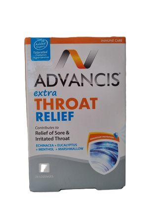 ADVANCIS EXTRA THROAT RELIEF 20s