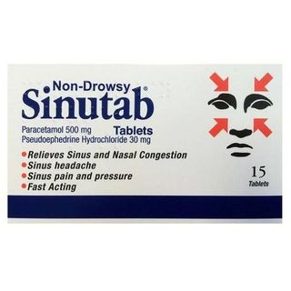 Sinutab Non Drowsy Tablets 15s