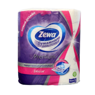 Զեվա Թղթե սրբիչ Պրեմիում Դեկոր, երկշերտ 2հտ