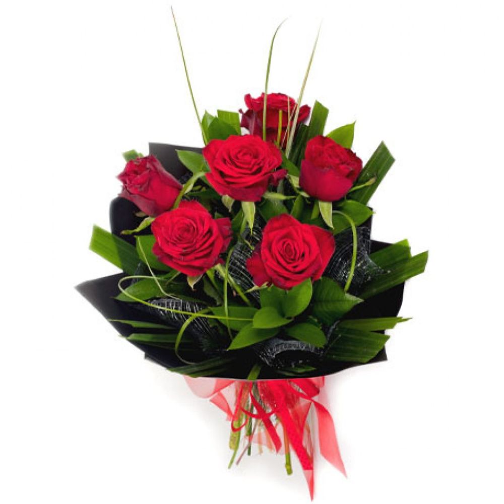 Bouquet Élégance – Roses Rouges Classiques