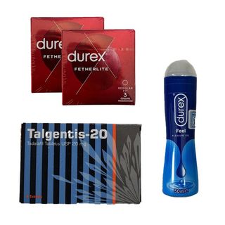 Durex Fetherlite Condoms & Pleasure Gel, 50ml