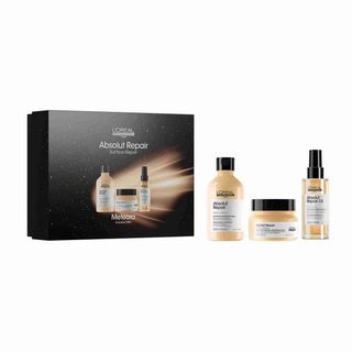 Estuche Trio Champu Absolut Repair 300 Ml + Mascarilla Capilar Absolut Repair 250 Ml + Aceite Capilar Absolut Repair 90 Ml Loreal Professionnel
