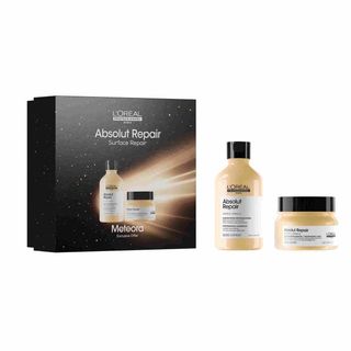 Estuche Duo Champu Absolut Repair 300 Ml + Mascarilla Capilar Aboslut Repair 250 Ml Loreal Professionnel