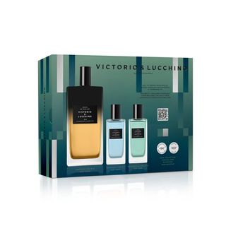 Estuche Aguas Amsculinas Atardecer Magnetico Eau De Parfum 150 Ml Victorio Y Lucchino