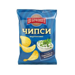 Papas fritas con crema agria y sabor a verduras Do Bochkovogo