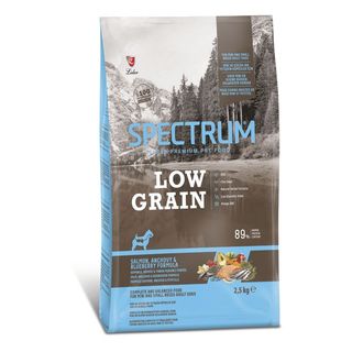 Spectrum Low Grain Salmon & Anchovy For Mini And Small Breed Adult Dogs  2.5 kg