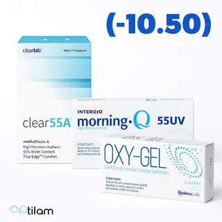 2 lentilles (-10.50)