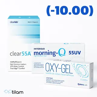 2 lentilles (-10.00)