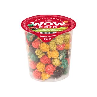 Попкорн WOWcorn у карамелі зі смаками фруктів, 65г