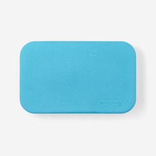 Bloco pequeno de equilíbrio de pilates - 39 cm x 24 cm x 6 cm - azul