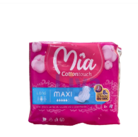 Serviette hygiénique maxi long Mia 9 unités