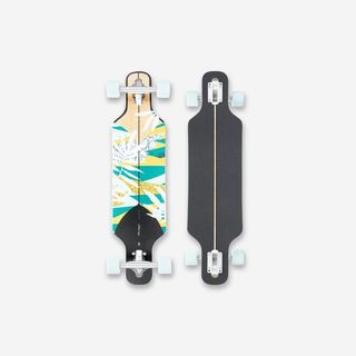 Longboard Drop 100 Floral Talla Única Verde