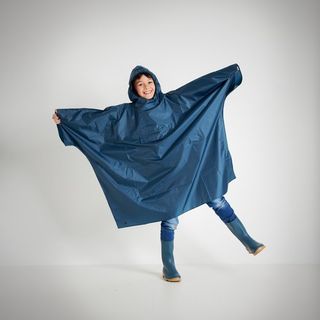Poncho Chubasquero  Lluvia Solognac Glenarm Capa Impermebale Niños Azul Talla Única Azul