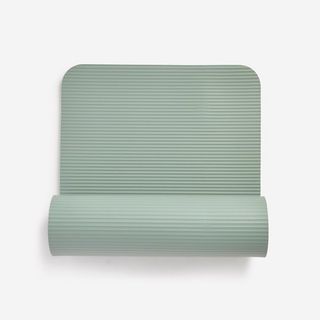 Tapete de pilates 500 confort 170cm x 58cm x 15mm caqui