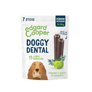 0.17 KG Edgard & Cooper Barritas Dentales Manzana y Eucalipto para perros medianos
