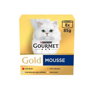 Gourmet Gold Mousse Pack surtido 8x85g