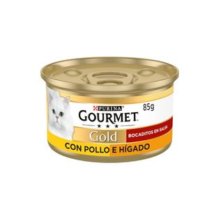 Friskies Morceaux gastronomiques de chat avec poulet et foie 85g