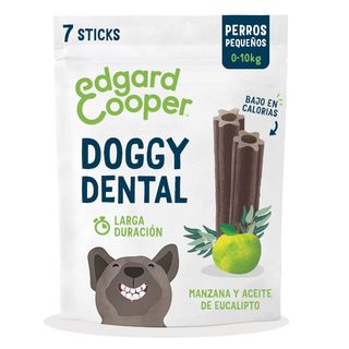 0.105 KG Edgard & Cooper Small Snacks Dentales Manzana y Eucalipto para perros