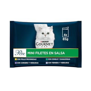 Gourmet Perle Gato Adulto Finos Pedaços Em Molho Saquetas 85G