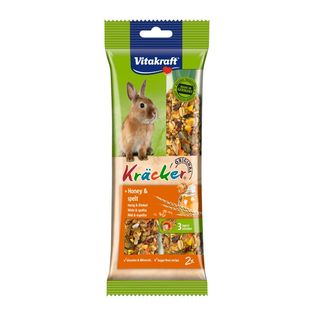 0.112 KG Vitakraft Kräcker Barritas de Miel para conejos